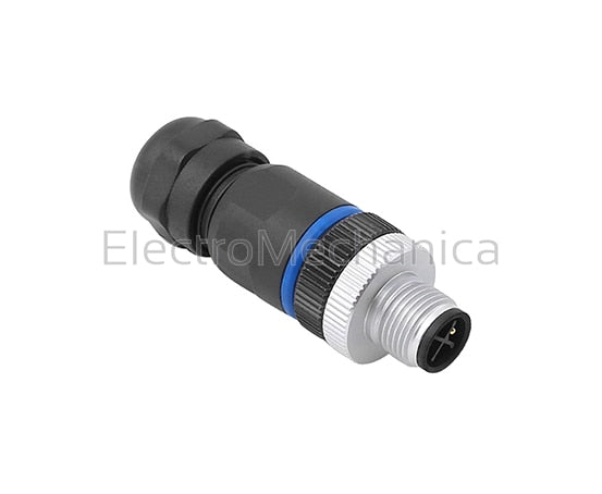 121305-01-001 POWER CONNECTOR, M12 4PIN+E, MALE