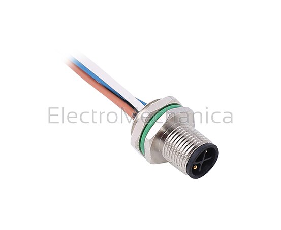 120504-03-001 PM POW CONNECTOR M12 3PIN+E MALE