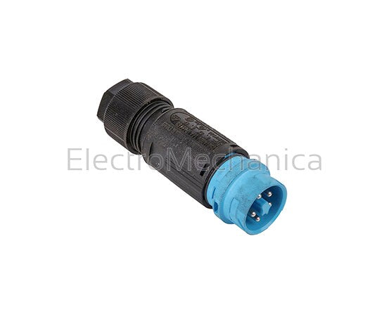 46.052.4553.9 16A 5P INLINE MALE CONNECTOR BLUE