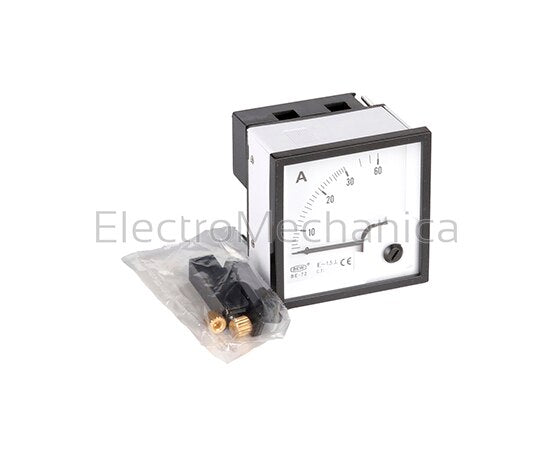 BE-72 30A AC 72mm 30A DIRECT AC AMMETER