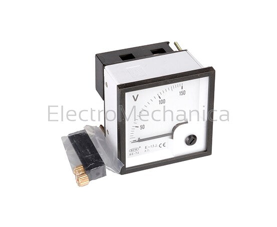 BE-72 AC 150V 72mm 150V AC DIRECT VOLTMETER