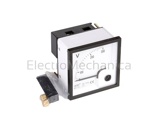 BE-72 AC 300V 72mm 300V AC DIRECT VOLTMETER