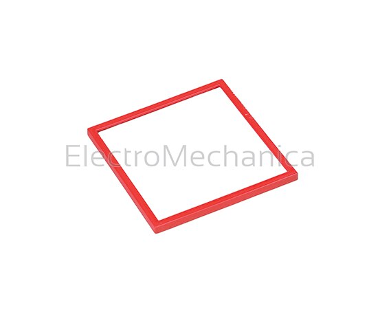 BE96BEZZELR 96mm BEZZEL FOR AMMETERS RED