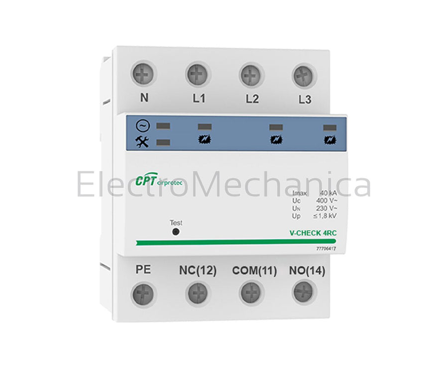 V-CHECK 4RC 3PH+N SURGE PROTECT+POP FOR CBs