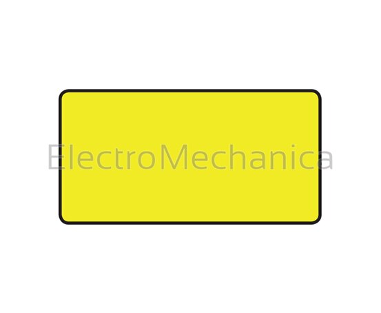 991110 52x105mm ADHESIVE YEL LABEL(100)