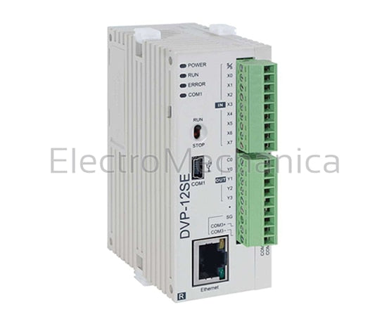 DVP12SE11R 8I+4O SE 24VDC PLC REL ETHERNET