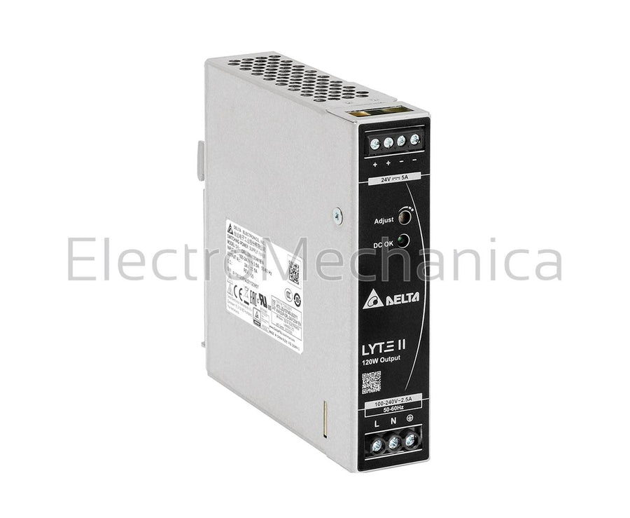 DRL-24V120W1EN LYTE II POWER SUPPLY 24VDC 120W 1PH, PLASTIC