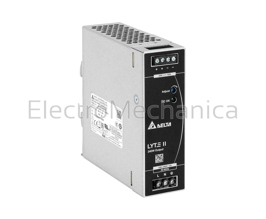 DRL-24V240W1EN LYTE II POWER SUPPLY 24VDC 240W 1PH, PLASTIC