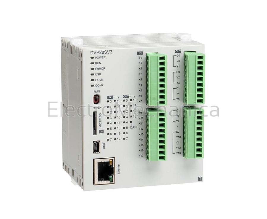DVP28SV311S 16DI+12DO SV3 24VDC PLC PNP
