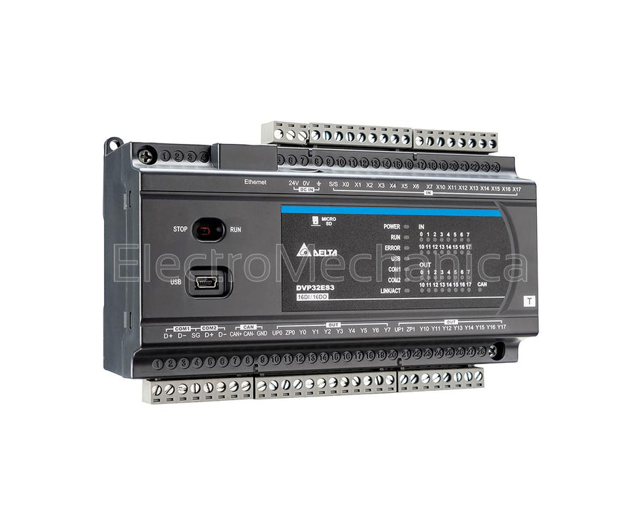 DVP32ES300T 16DI+16DO ES3 230VAC PLC NPN
