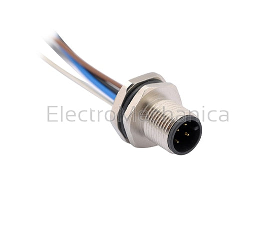 120108-03-001 PANEL MOUNT, M12 8PIN, MALE METAL