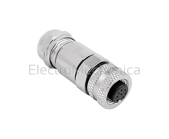 120104-02-006 M12 CONNECTOR 4PIN STR