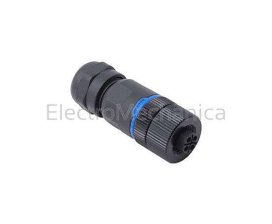 120504-02-001 POWER CONNECTOR M12 3PIN+E FEMALE