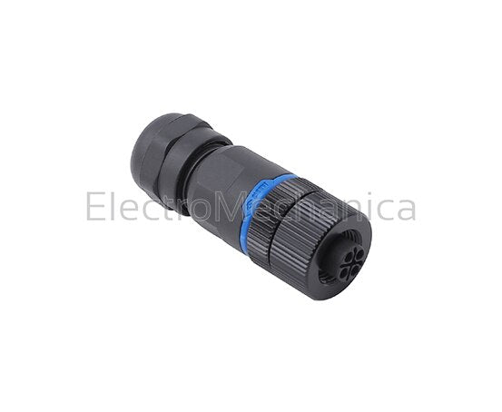 121305-02-001 POWER CONNECTOR M12 4PIN+E FEMALE