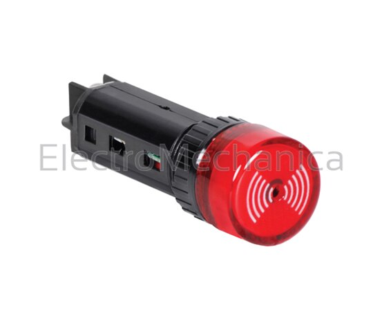 AD16-16MR22 16mm P/MNT FLASH+BUZZ 220VAC/DC