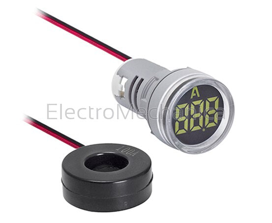 AD22-22AMB 22mm P/MNT BLU AMMETER 0-100A+CT