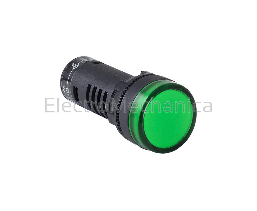 AD22-22D/KG22 22mm LONG GRN ANTI-INTER