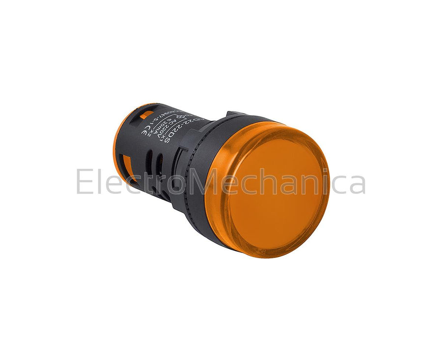 AD22-22DSA22 22mm P/MNT AMB LED P/LIGHT 220VAC