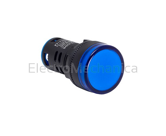 AD22-22DSB01 22mm BLU LED P/LIGHT 12VAC/DC