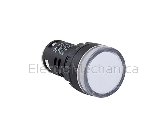 AD22-22DSW11 22mm P/MNT WHT LED 110VAC/DC