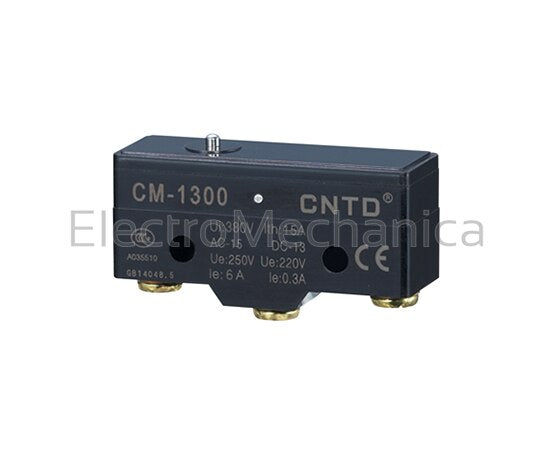 CM1300 MICRO SW 15A - PIN PLUNGER