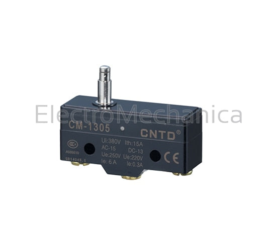 CM1305 MICRO SW 15A - EXTENDED PLUNGER