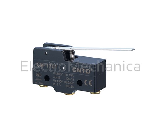 CM1701 MICRO SW 15A - LONG PLAIN LEVER