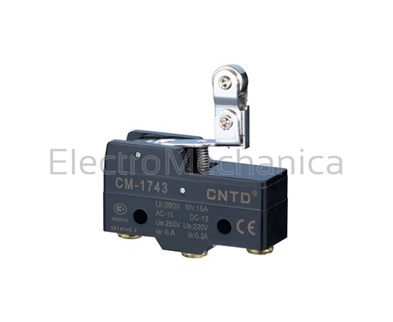 CM1743 MICRO SW 15A-COLLAPS ROLL LEVER