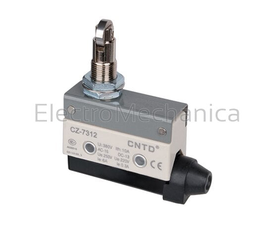 CZ-7312 MICRO SW 15A EXT P/MNT ROLLER 900
