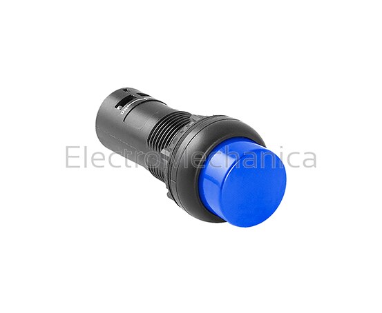 EE3BPD1 EXT HEAD ECONO BLU P/BUTTON 1NO+1NC