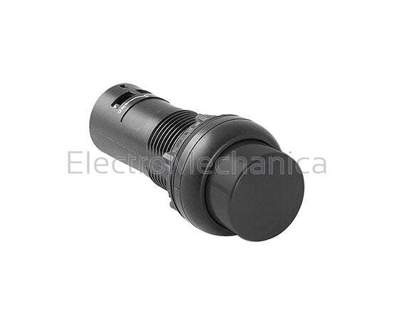 EE3CPD1 EXT HEAD ECONO BLK P/BUTTON 1NO+1NC