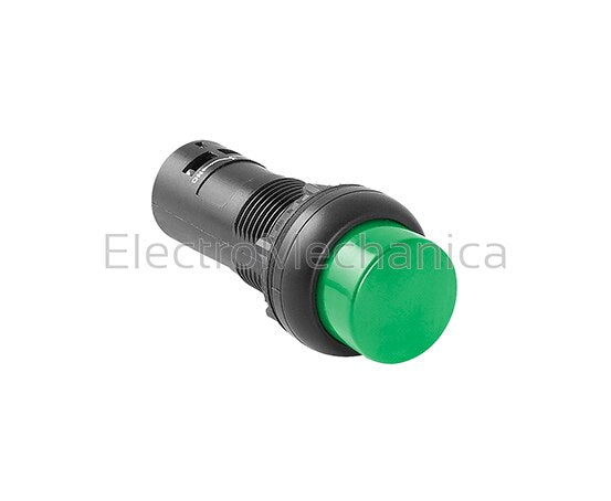 EE3GPD1 EXT HEAD ECONO GRN P/BUTTON 1NO+1NC