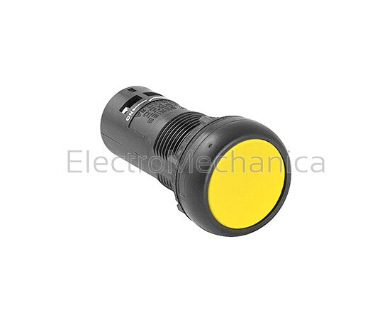 EE3YFD1 FLUSH ECONO YEL P/BUTTON 1NO+1NC