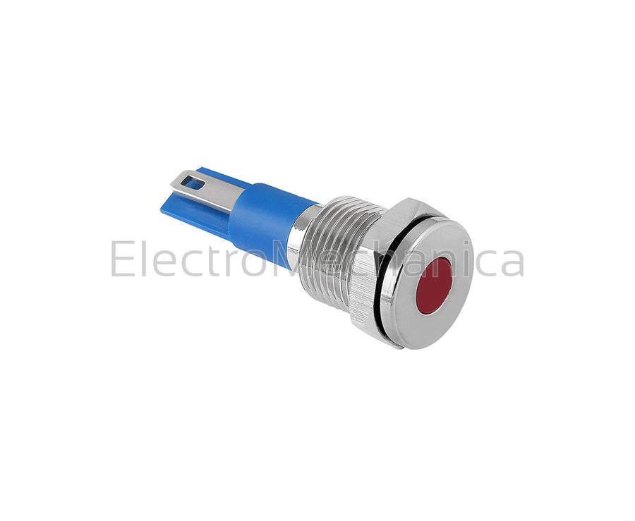 GQ10T-JN/02/R 10mm METALLIC RED LED PL 24VAC/DC