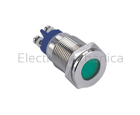 GQ16T-DLG24VN 16mm METALLIC GRN LED PL 24VAC/DC