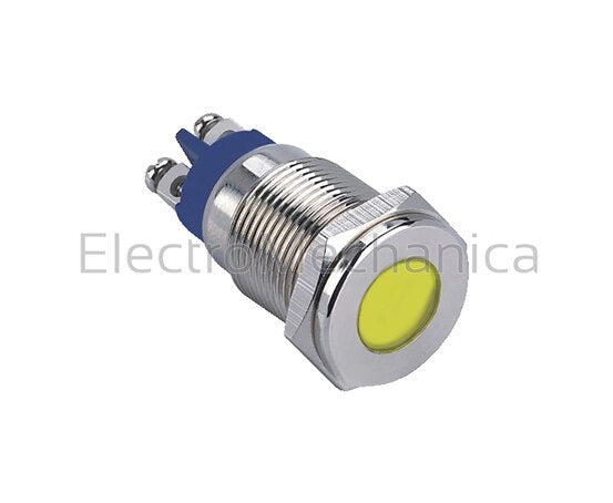 GQ16T-DLY24VN 16mm METALLIC YEL LED PL 24VAC/DC