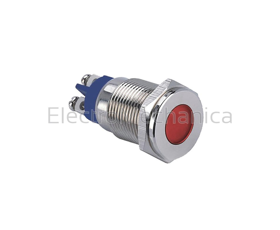 GQ16T-LN/02/R 16mm METALLIC RED LED PL 24VAC/DC