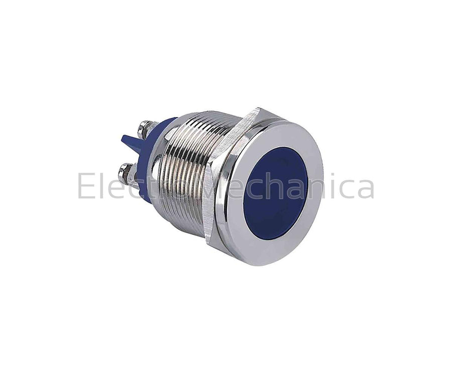 GQ22T-LN/22/B 22mm METALIC BLU LED PL 220VAC/DC