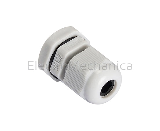 PMGB12-5 M12 NYLON COMPRESSION GLAND GREY