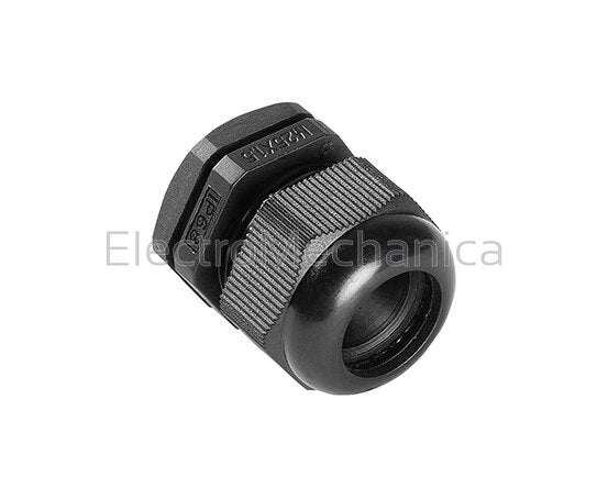 PMGB25-18B M25 NYLON COMPRESSION GLAND (BLK)