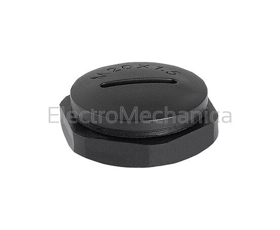 PHPM12B M12 SCREW-IN BLANKING PLUGS (BLK)