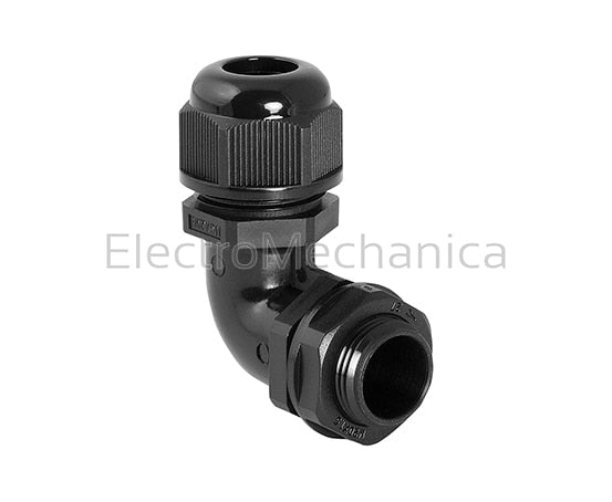 PPGA16-E-08B M16 NYLON 90D COMPRES GLAND (BLK)