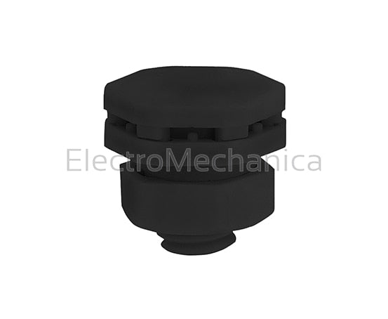 PVM12B M12 NYLON SCREW-IN VENT PLUGS BLK