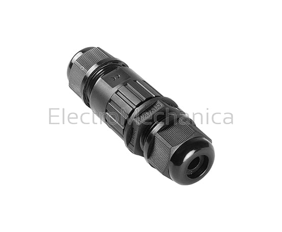 WLCM20S-7B M20 3P WEATHERPROOF IN-LINE CONN
