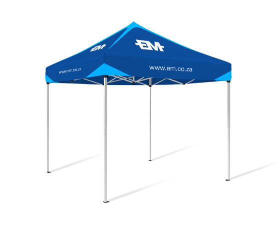 Branded Gazebo 3m x 3m Gazebo Deluxe Steel Frame printed in full colour