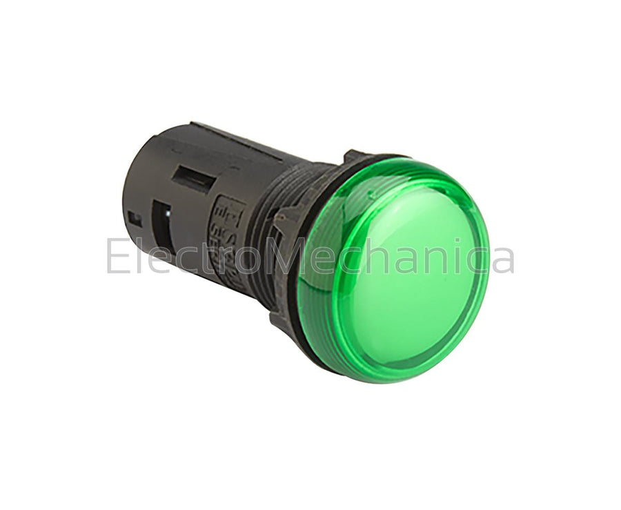 EG0100LG225 1 PIECE M/VOLTAGE LED P/LIGHT GRN