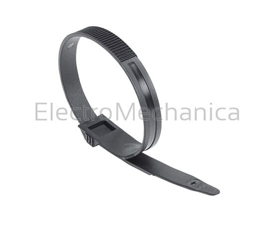 6454XE 6x360mm BLACK HD CABLE TIE (100)
