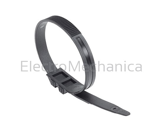 6453XE 9x260mm BLACK HD CABLE TIE (100)