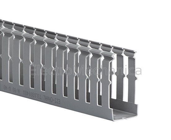 TSL100080W W100xH80 SLOTTED TRUNKING W 2M