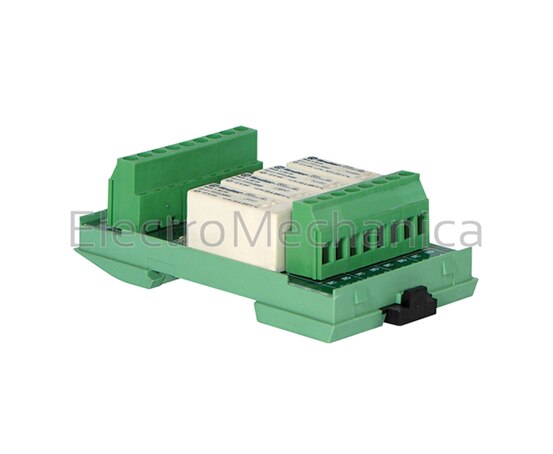 43049024- 4WAY FIXED REL INT/FACE -VE 24VDC